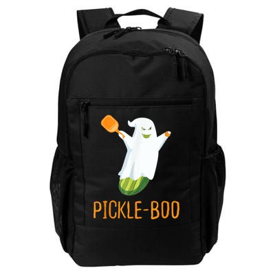 Funny Pickle Ghost Loves To Play Pickleball At Halloween Backpack