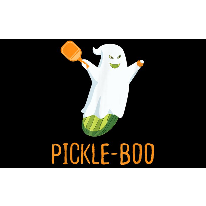 Funny Pickle Ghost Loves To Play Pickleball At Halloween Bumper Sticker