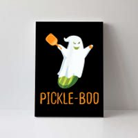 Funny Pickle Ghost Loves To Play Pickleball At Halloween Canvas