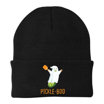 Funny Pickle Ghost Loves To Play Pickleball At Halloween Beanie