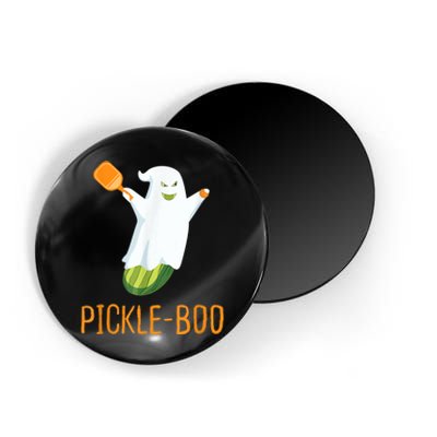 Funny Pickle Ghost Loves To Play Pickleball At Halloween Magnet