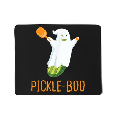 Funny Pickle Ghost Loves To Play Pickleball At Halloween Mousepad