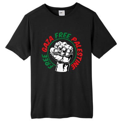 Free Palestine Gaza Flag Freedom for Palestinians Tall Fusion ChromaSoft Performance T-Shirt