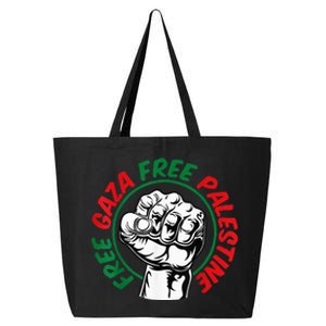 Free Palestine Gaza Flag Freedom for Palestinians 25L Jumbo Tote