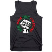 Free Palestine Gaza Flag Freedom for Palestinians Tank Top