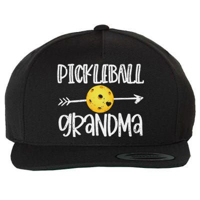 Funny Pickleball Grandma Pickleball Player Gift Wool Snapback Cap