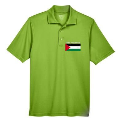 Free Palestine Gift Fist Of Palestine Cool Gift Men's Origin Performance Pique Polo