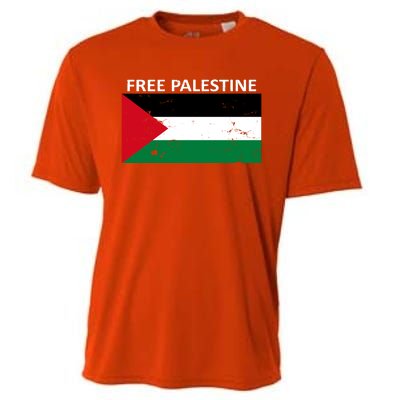 Free Palestine Gift Fist Of Palestine Cool Gift Cooling Performance Crew T-Shirt