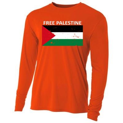 Free Palestine Gift Fist Of Palestine Cool Gift Cooling Performance Long Sleeve Crew