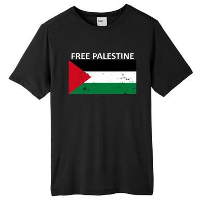 Free Palestine Gift Fist Of Palestine Cool Gift Tall Fusion ChromaSoft Performance T-Shirt