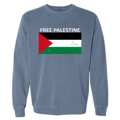 Free Palestine Gift Fist Of Palestine Cool Gift Garment-Dyed Sweatshirt