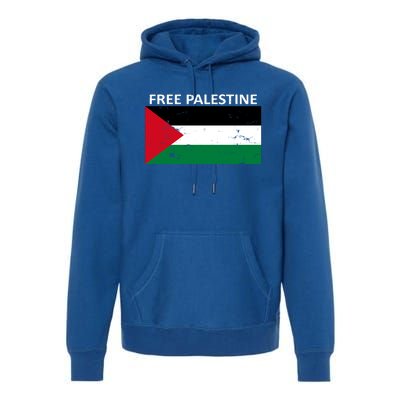 Free Palestine Gift Fist Of Palestine Cool Gift Premium Hoodie