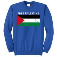 Free Palestine Gift Fist Of Palestine Cool Gift Tall Sweatshirt