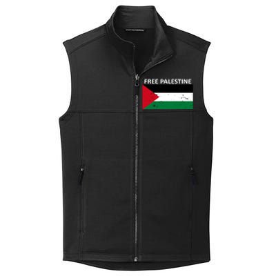 Free Palestine Gift Fist Of Palestine Cool Gift Collective Smooth Fleece Vest