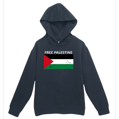 Free Palestine Gift Fist Of Palestine Cool Gift Urban Pullover Hoodie