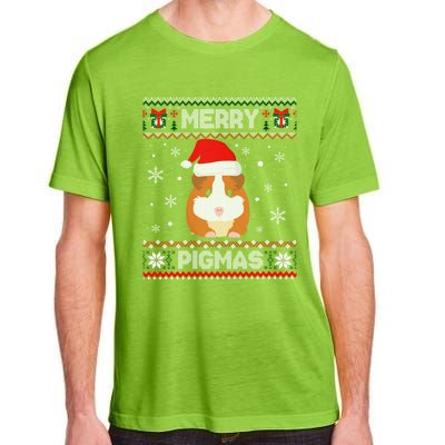 Funny Pigmas Guinea Pig Ugly Christmas Adult ChromaSoft Performance T-Shirt