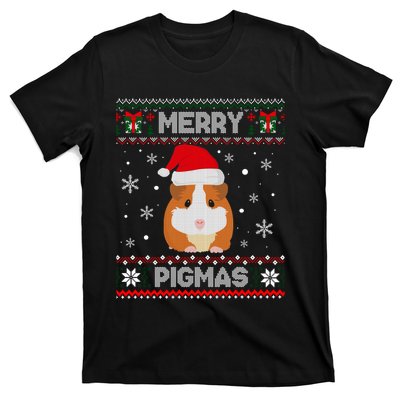 Funny Pigmas Guinea Pig Ugly Christmas T-Shirt