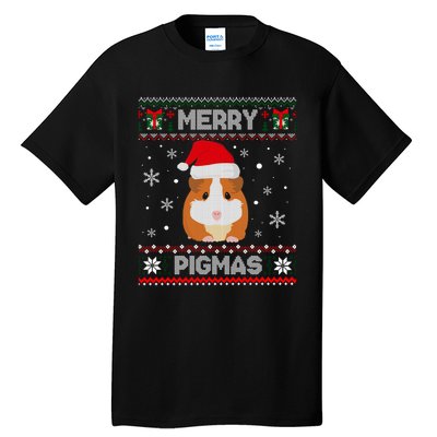 Funny Pigmas Guinea Pig Ugly Christmas Tall T-Shirt