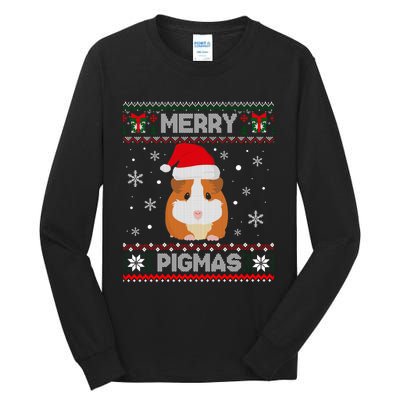 Funny Pigmas Guinea Pig Ugly Christmas Tall Long Sleeve T-Shirt