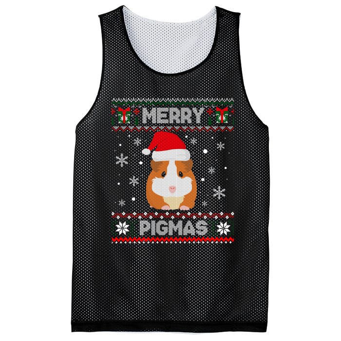 Funny Pigmas Guinea Pig Ugly Christmas Mesh Reversible Basketball Jersey Tank