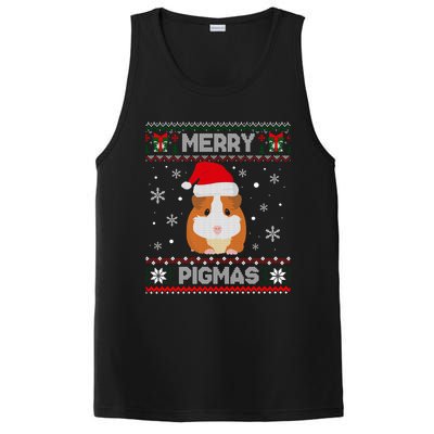 Funny Pigmas Guinea Pig Ugly Christmas PosiCharge Competitor Tank