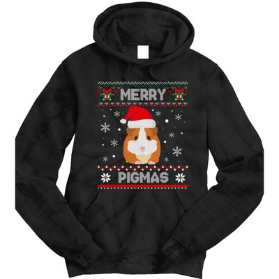 Funny Pigmas Guinea Pig Ugly Christmas Tie Dye Hoodie