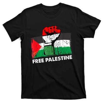 Free Palestine Gaza Palestinian Flag T-Shirt