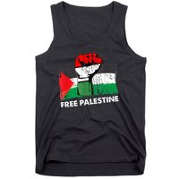 Free Palestine Gaza Palestinian Flag Tank Top