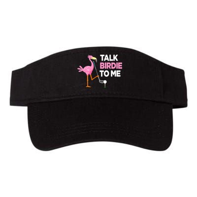 Flamingo Playing Golf Talk Birdie To Me Pun Funny Visor