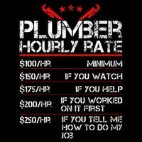 Funny Plumber Gifts Plumber Hourly Labor Rates Plumber Flat Bill Trucker Hat