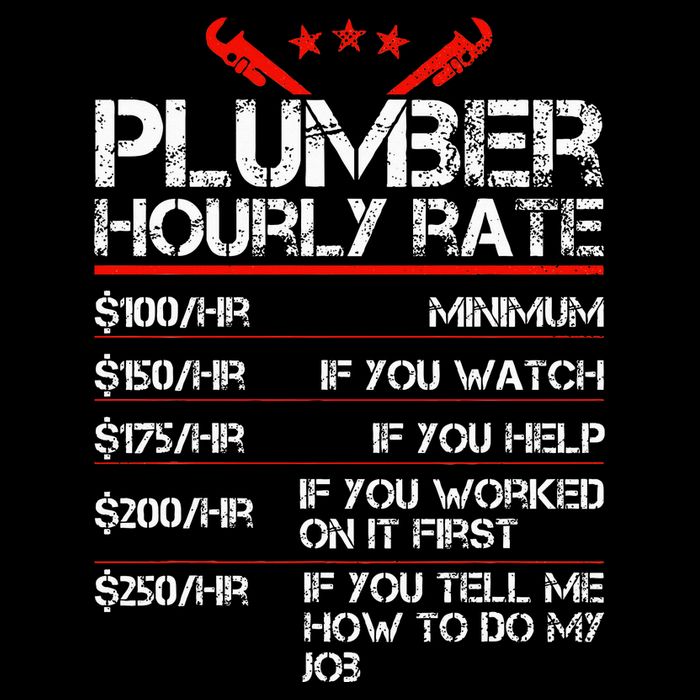 Funny Plumber Gifts Plumber Hourly Labor Rates Plumber Flat Bill Trucker Hat
