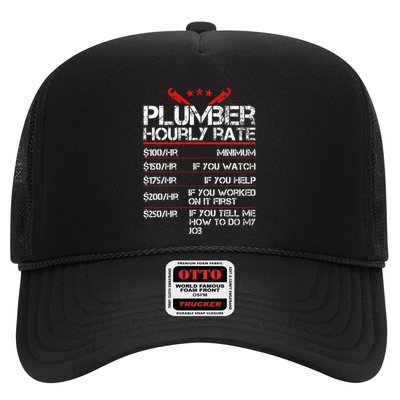 Funny Plumber Gifts Plumber Hourly Labor Rates Plumber Trucker Hat