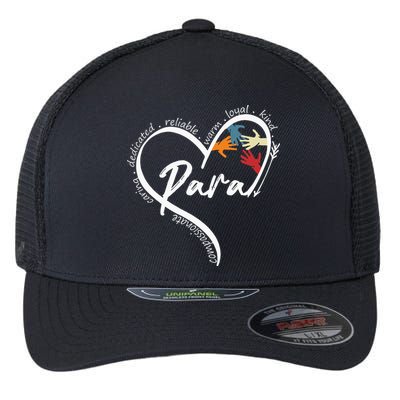 Funny Paraprofessional Graphic Tees Tops Back To School Art Flexfit Unipanel Trucker Cap