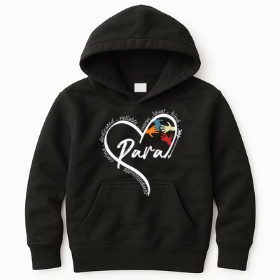 Funny Paraprofessional Graphic Tees Tops Back To School Art Kids Hoodie
