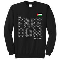 Free Palestine Gaza Flag Arabic Freedom For Palestinians Sweatshirt