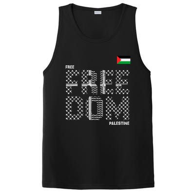 Free Palestine Gaza Flag Arabic Freedom For Palestinians PosiCharge Competitor Tank