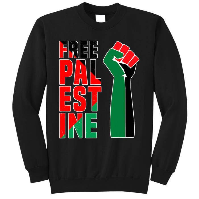 Free Palestine Gaza Flag Arabic Freedom For Palestinians Gift Sweatshirt