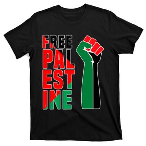 Free Palestine Gaza Flag Arabic Freedom For Palestinians Gift T-Shirt