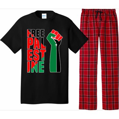 Free Palestine Gaza Flag Arabic Freedom For Palestinians Gift Pajama Set