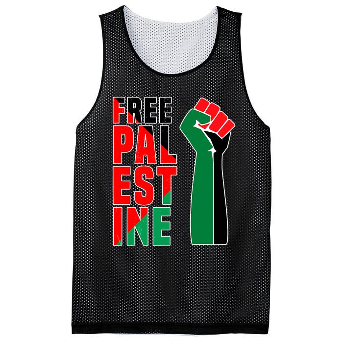 Free Palestine Gaza Flag Arabic Freedom For Palestinians Gift Mesh Reversible Basketball Jersey Tank