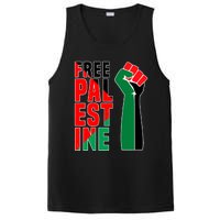 Free Palestine Gaza Flag Arabic Freedom For Palestinians Gift PosiCharge Competitor Tank