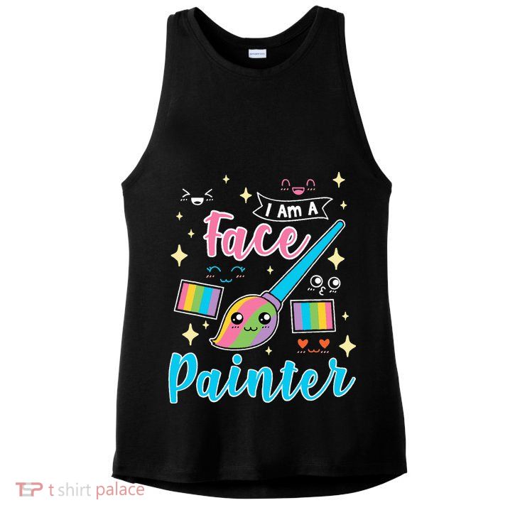 Face Painter Gift For Makeup Artist Ladies PosiCharge Tri-Blend Wicking Tank