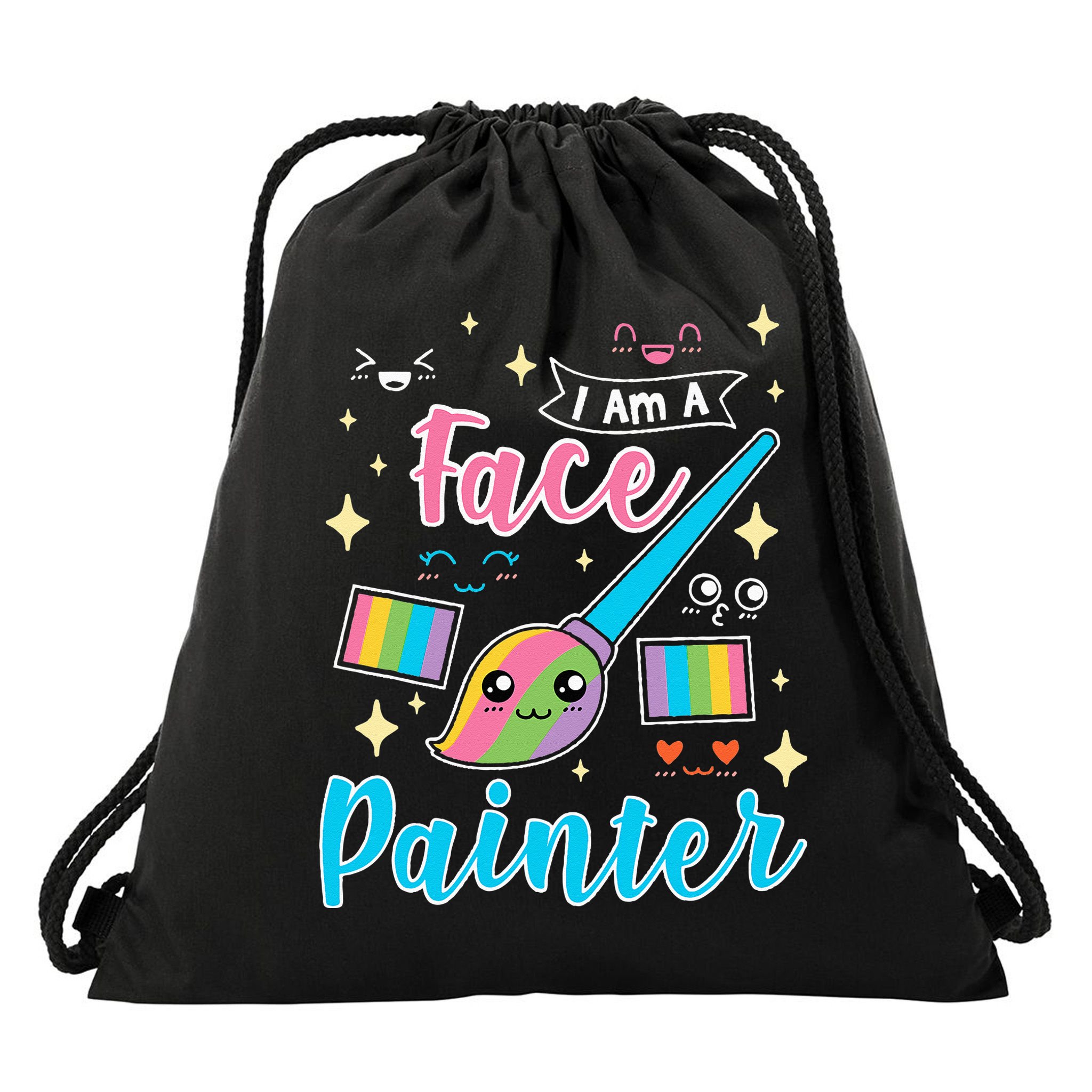 Face Painter Gift For Makeup Artist Drawstring Bag