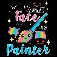 Face Painter Gift For Makeup Artist Drawstring Bag