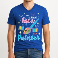 Face Painter Gift For Makeup Artist V-Neck T-Shirt