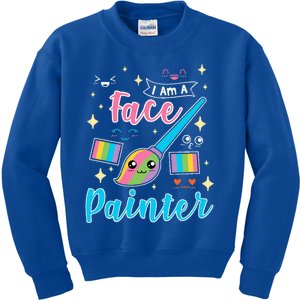 Face Painter Gift For Makeup Artist Kids Sweatshirt