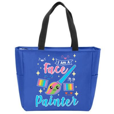 Face Painter Gift For Makeup Artist Zip Tote Bag