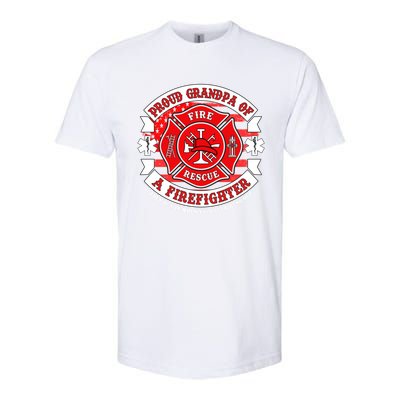 Firefighter Proud Grandpa Fire Hero First Responder Funny Gift Cute Gift Softstyle® CVC T-Shirt