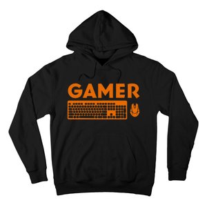 Funny Pc Gamer Keyboard Video Computer Gaming Lovers Outfit Hoodie