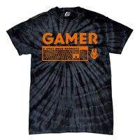 Funny Pc Gamer Keyboard Video Computer Gaming Lovers Outfit Tie-Dye T-Shirt